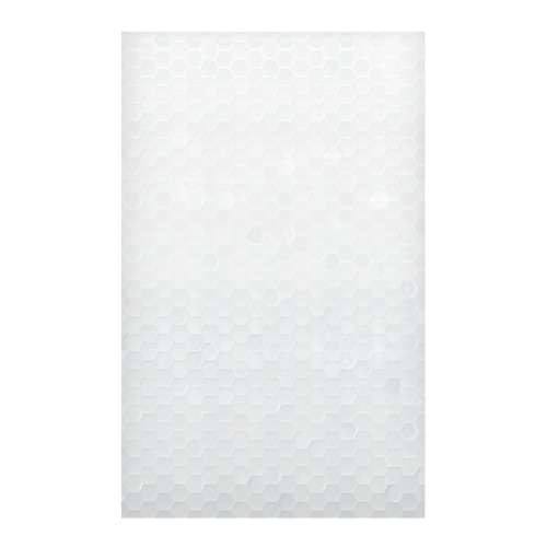Prodigy 60-in x 96-in Glue to Wall Wall Panel, White (Glossy 3D Hexagon Pattern), PW6096-631