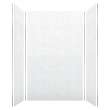 PWK603696-631 Prodigy 60-in x 36-in x 96-in Shower Wall Kit, White 3D Hexagon