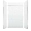 PWKX60368412-631 Prodigy 60-in x 36-in x 96-in Shower Wall Kit with Extension, White 3D Hexagon