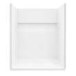 Transolid Ravena 60 x 30 in. SMC Alcove Shower Kit with Base, Right-Hand Drain, White, RFSK6030R-31