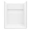 Transolid Ravena 60 x 32 in. SMC Alcove Shower Kit with Base, Right-Hand Drain, White, RFSK6032R-31