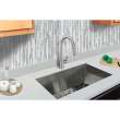 32-in x 17-in x 10-in 18-Gauge Super Single Bowl Rimless Stainless Steel Kitchen Sink, RSS321710