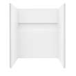 Transolid Ravena 60 x 32 x 77.2 in. 4-Piece SMC Subway Tile Shower Wall Kit, White, RWK603277-31
