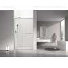 SBP487808C-BS Stratford 48-in x 78-in Bypass Shower Door With 5/16-in Clear Glass And Round Tube Handles, Brushed Stainless