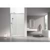 SBP487808C-PC Stratford 48-in x 78-in Bypass Shower Door With 5/16-in Clear Glass And Round Tube Handles, Polished Chrome