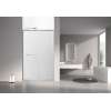 SBP487808F-PC Stratford 48-in x 78-in Bypass Shower Door With 5/16-in Full Frost Glass And Round Tube Handles, Polished Chrome