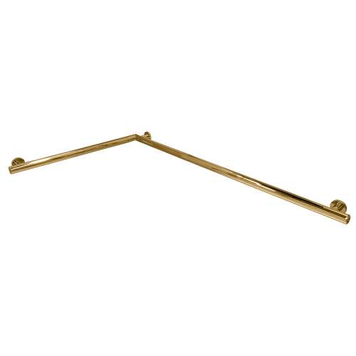 SLG3218-CB Simons 32-in x 18-in Reversible L-Shape ADA Grab Bar With 1.25-in Diameter, Champagne Bronze