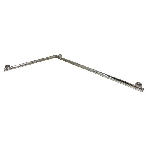 SLG3218-PC Simons 32-in x 18-in Reversible L-Shape ADA Grab Bar With 1.25-in Diameter, Polished Chrome