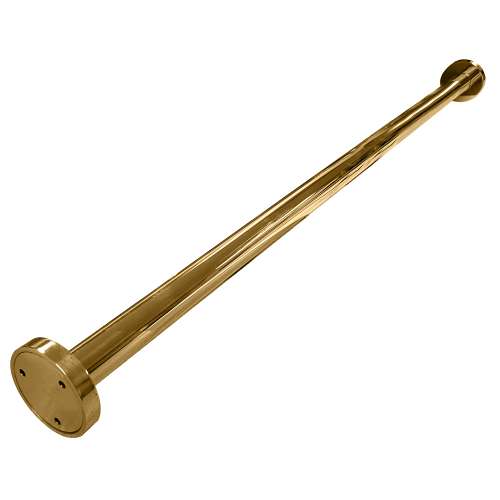 SRS4072-CB 40-in Adjustable Straight Fixed Shower Rod, Champagne Bronze