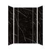 Transolid TWKEC603696-KI03G Titan Eco 60-in x 36-in x 96-in 3-Piece Shower Wall Kit, Black Caruso (Glossy)