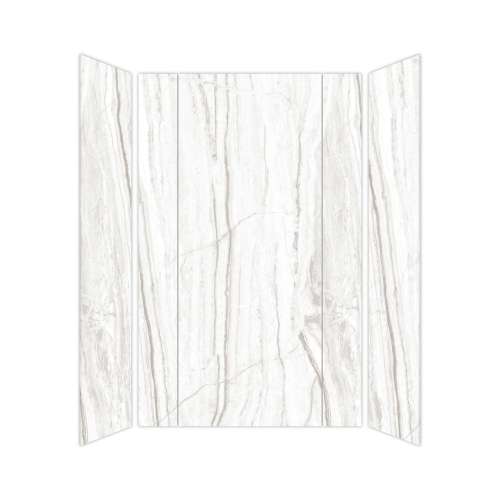 Transolid TWKEC603696-KI31G Titan Eco 60-in x 36-in x 96-in 3-Piece Shower Wall Kit, Savanna Grey (Glossy)