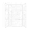 Transolid TWKEC603696-KI58G Titan Eco 60-in x 36-in x 96-in 3-Piece Shower Wall Kit, Summit (Glossy)