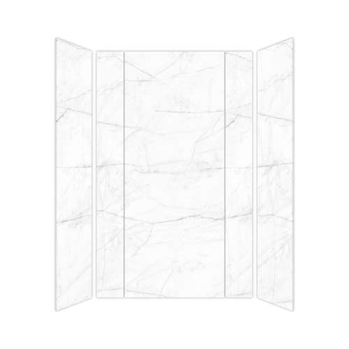 Transolid TWKEC603696-KI58G Titan Eco 60-in x 36-in x 96-in 3-Piece Shower Wall Kit, Summit (Glossy)