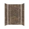 Transolid TWKEC603696-KI82H Titan Eco 60-in x 36-in x 96-in 3-Piece Shower Wall Kit, Sahara (Honed)