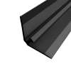 Titan 96-in Aluminum Inside Corner Trim (2-Pack), Black, TICT962-09