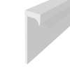 Titan 96-in Aluminum Square Edge Trim (2-Pack), White, TSET962-01
