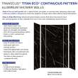 Transolid TWKEC603696-KI03G Titan Eco 60-in x 36-in x 96-in 3-Piece Shower Wall Kit, Black Caruso (Glossy)