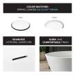 K-AFTM6731-M31 Maris Grande 67-in x 31-in x 23-in Freestanding Acrylic Bathtub Kit With Center Drain And Bath Pillow, White (Matte)