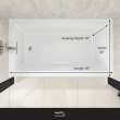 UATLN603020-L-BN Unity 60-in x 30-in x 20-in Alcove Acrylic Bathtub Kit With Left Hand Drain, White/Brushed Nickel
