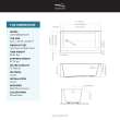UATLN603220-R-PC Unity 60-in x 32-in x 20-in Alcove Acrylic Bathtub Kit With Right Hand Drain, White/Polished Chrome