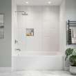 UATTR603620-L Ursula 60-in x 36-in x 20-in Alcove Acrylic Bathtub With Left Hand Drain, White (Glossy)