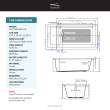 UATTR603620-L Ursula 60-in x 36-in x 20-in Alcove Acrylic Bathtub With Left Hand Drain, White (Glossy)